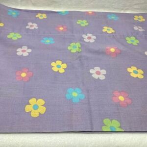 Dan Rivers Vintage Valance Curtain 60s Mod Flower Power Hip Colorful 78x15